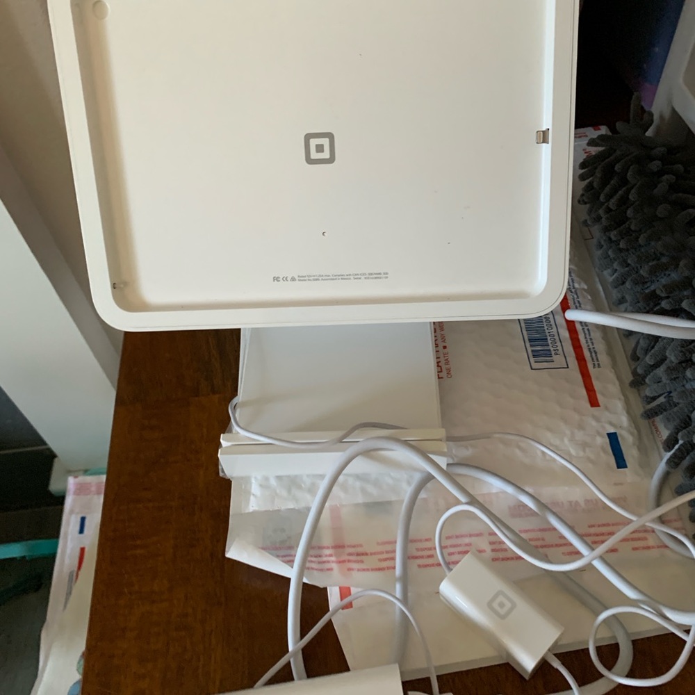 White Electronic Payment Terminal